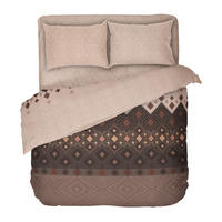 LENJERIE DE PAT 200/220 cm  - maro/bej, Basics, textil (200/220cm)