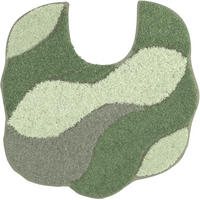 WC-VORLEGER Grün 50/55 cm  - Grün, Basics, Kunststoff/Textil (50/55cm) - Grund