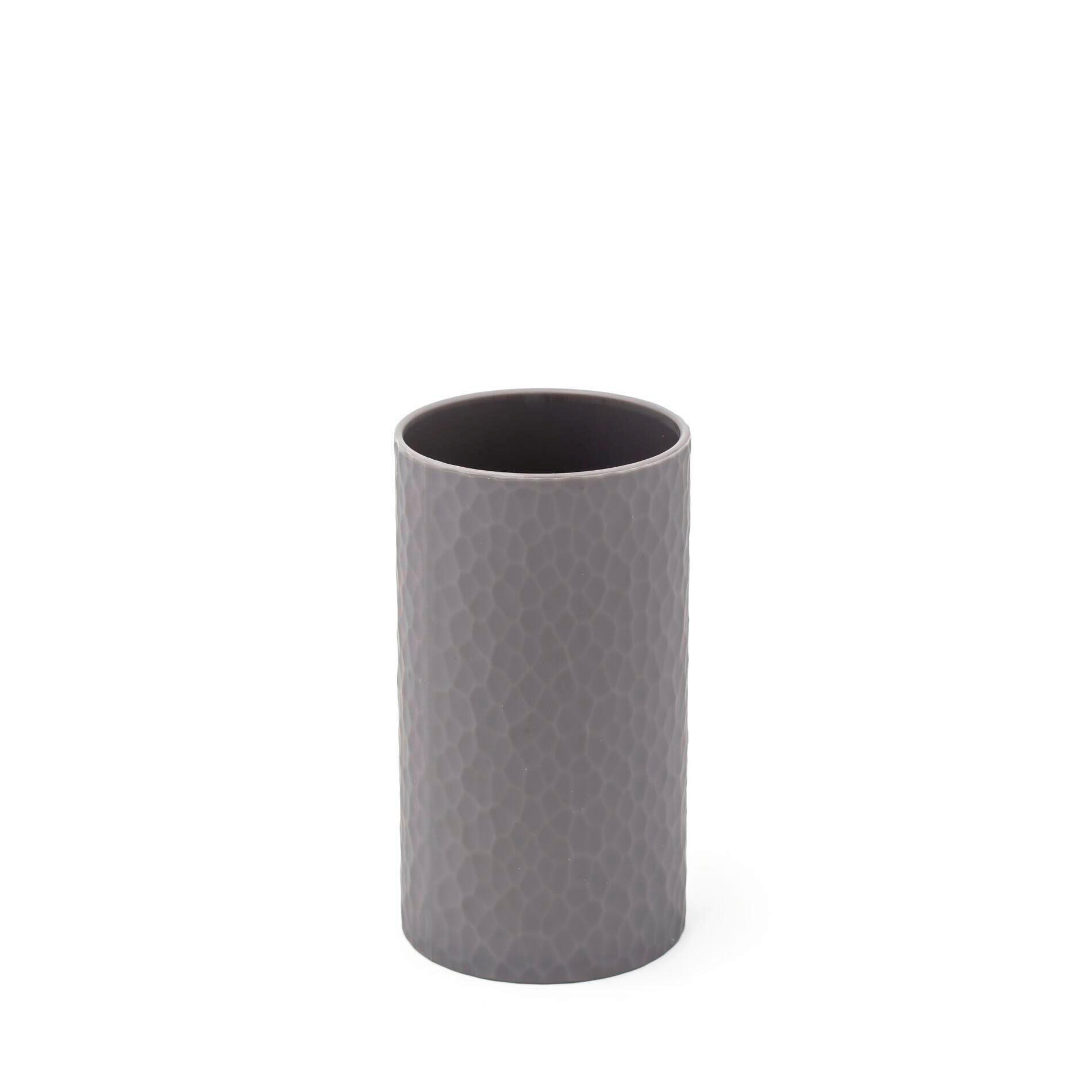 ZAHNPUTZBECHER Kunststoff  - Dunkelgrau, Basics, Kunststoff (7,1/11,5/7,1cm) - Sadena