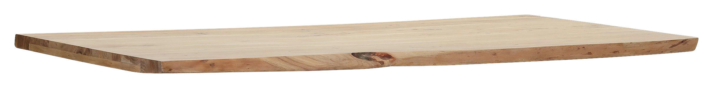 TISCHPLATTE Akaziefarben   - Akaziefarben, Design, Holz (220/100/5cm) - Landscape