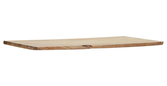 TISCHPLATTE      - Akaziefarben, Design, Holz (220/100/5cm) - Landscape