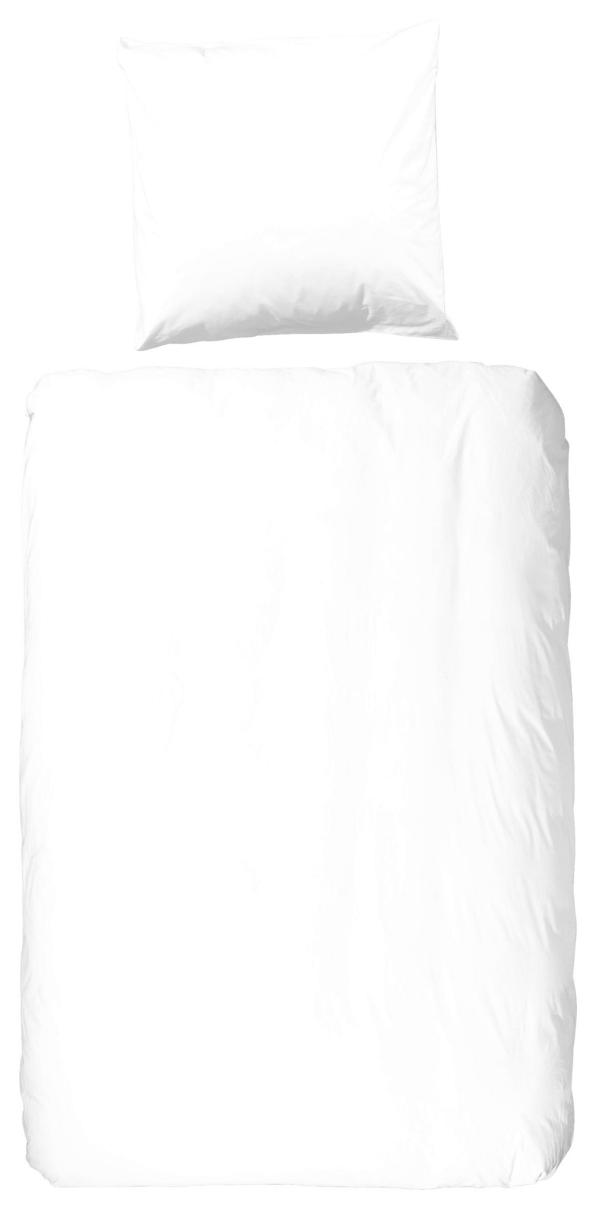 BETTWÄSCHE Uni White Renforcé 135/200 cm  - Weiß, Basics, Textil (135/200cm)