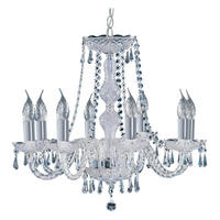 TAKKRONA Hale 57/57/54.5 cm  - klar/kromfärg, Design, metall/glas (57/57/54.5cm)