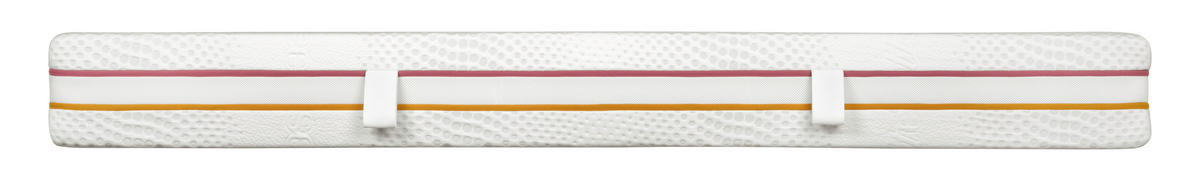 WENDEMATRATZE 140/200 cm Höhe ca. 21-22 cm 7 -Zonen - Beere/Gelb, Basics, Textil (140/200cm) - Irisette