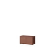 GARDEROBENBANK - Terracotta/Grau, MODERN, Kunststoff (74,5/41,5/34,9cm) - Carryhome