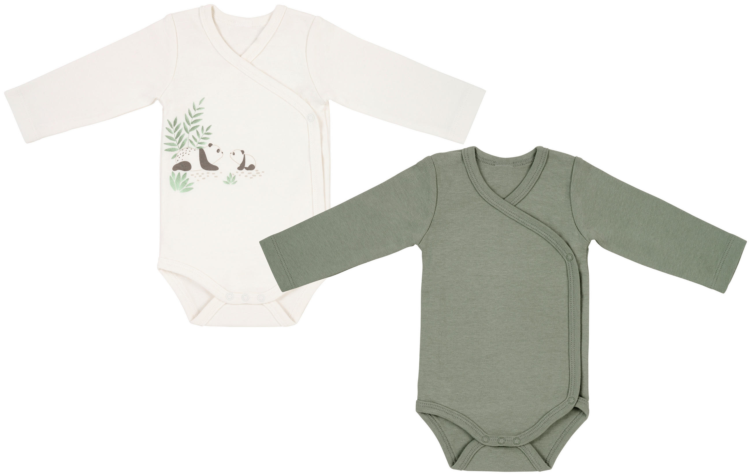 WICKELBODY - Naturfarben/Grün, Basics, Textil (50/56null) - Patinio