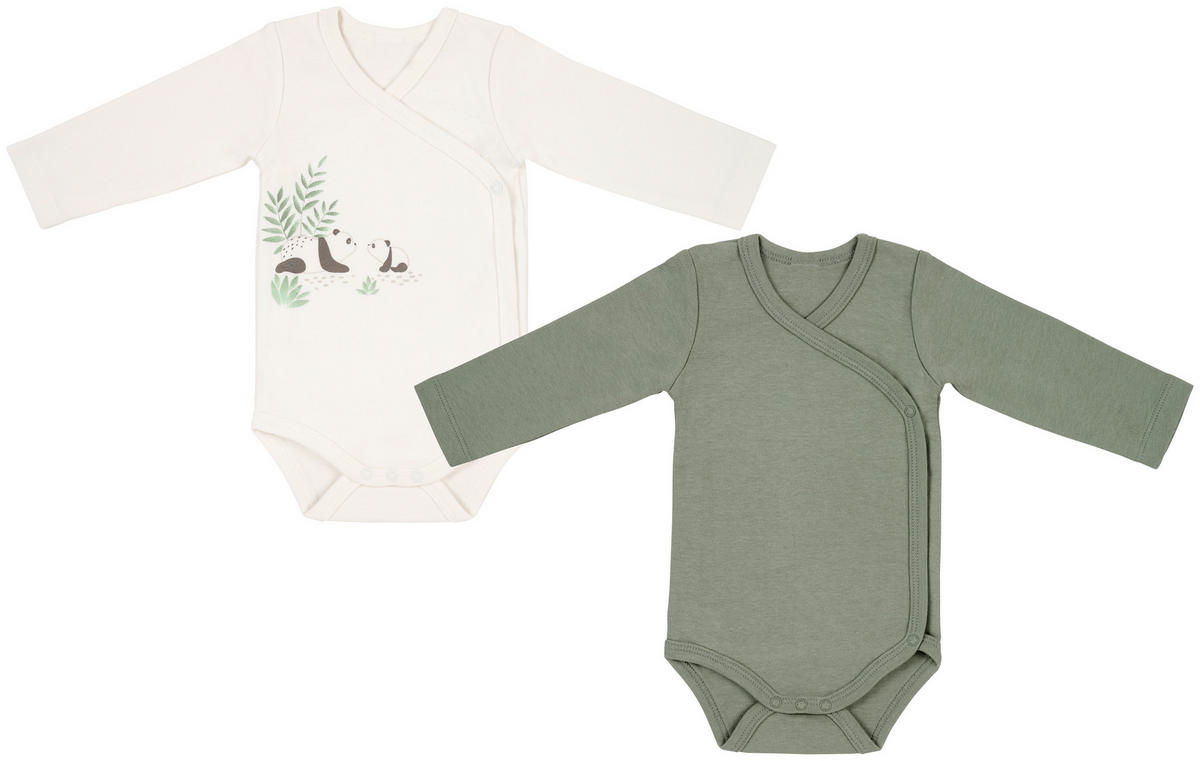 WICKELBODY  - Naturfarben/Grün, Basics, Textil (62/68null) - Patinio