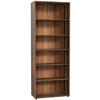 REGAL Dunkelbraun, Graubraun  - Dunkelbraun/Graubraun, Design, Holzwerkstoff (73,7/197,5/34,8cm)