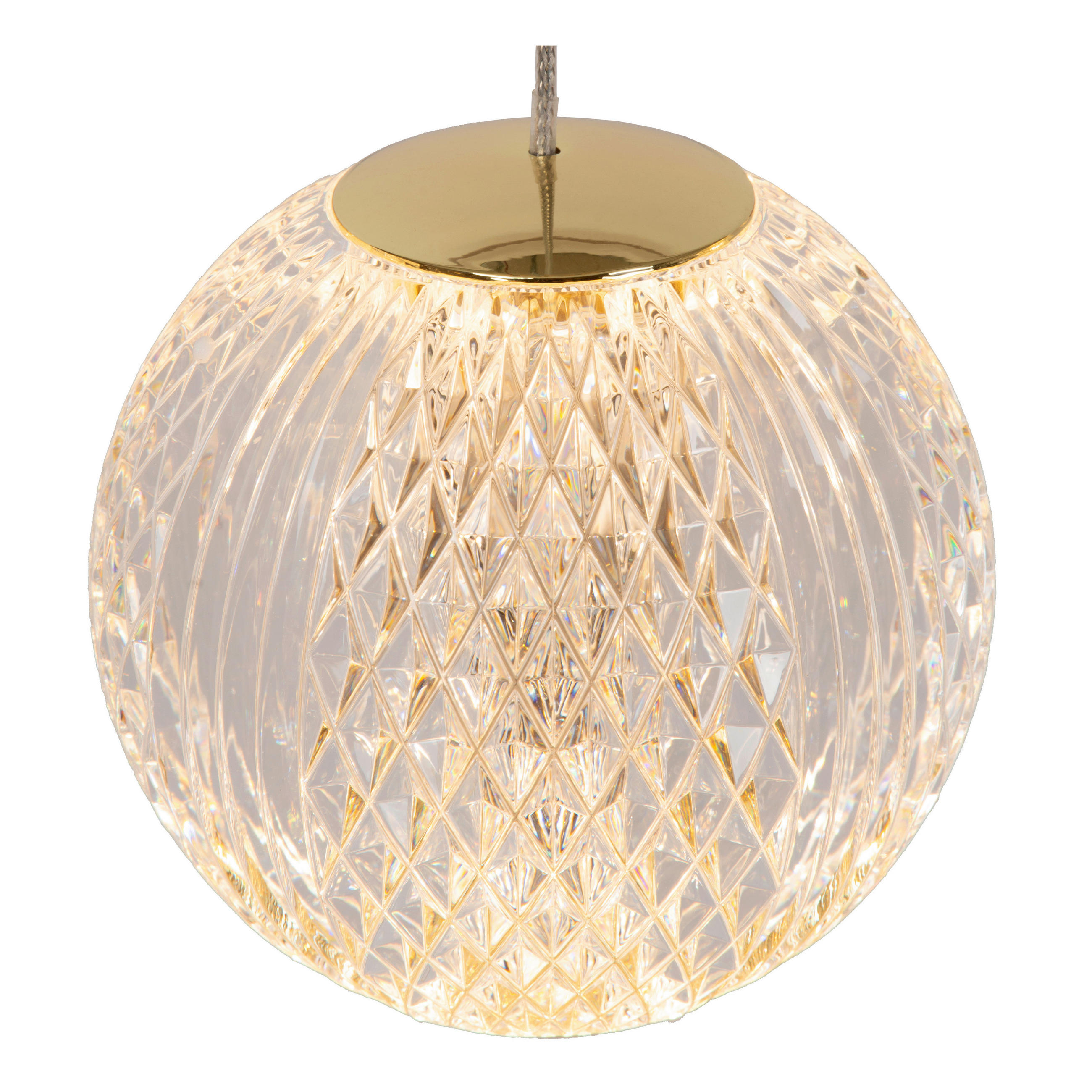 LED-HÄNGELEUCHTE 14/14/150 cm    - Transparent, Design, Kunststoff (14/14/150cm) - Lucide