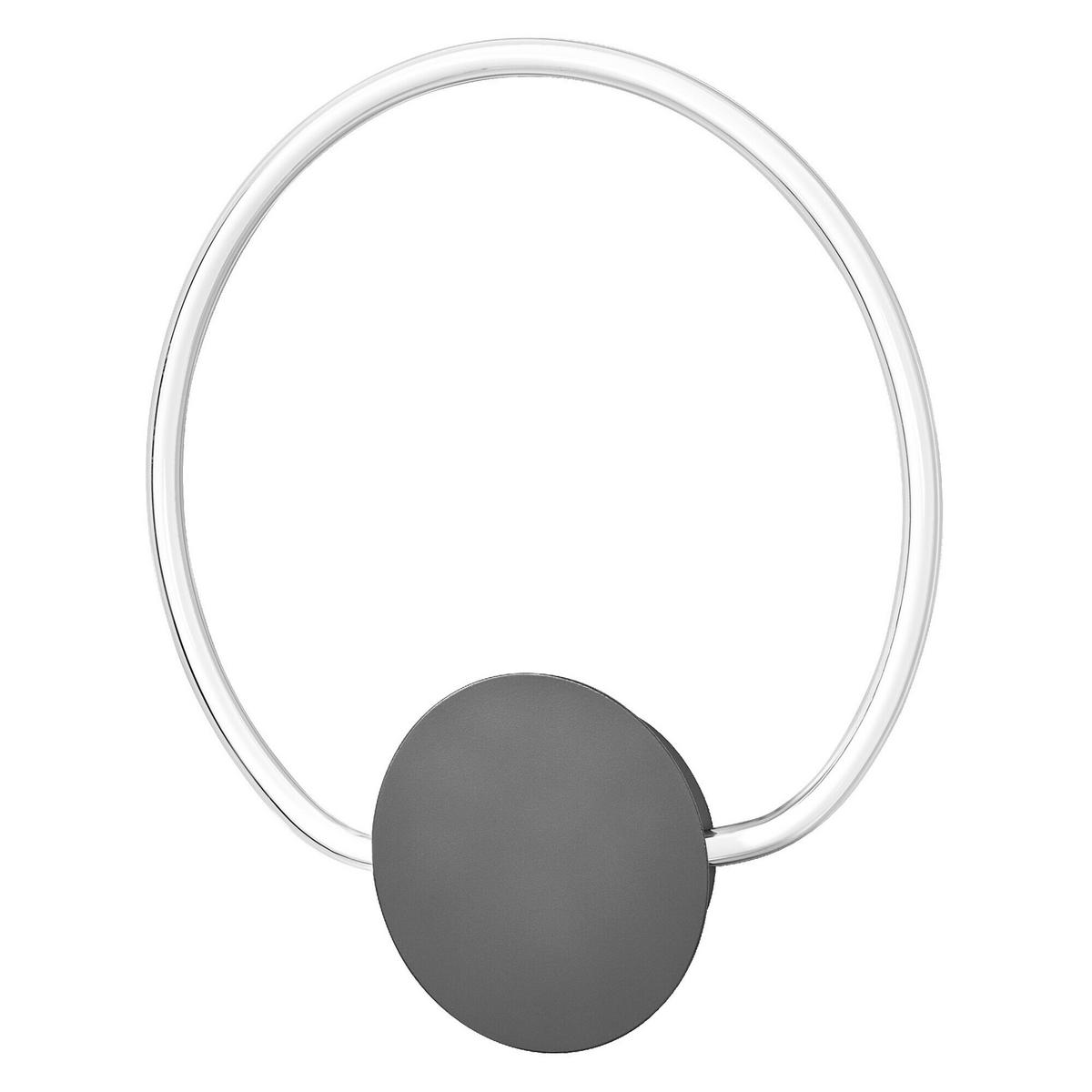 LED-WANDLEUCHTE 36.7/3,9 cm  - Dunkelgrau, Basics, Kunststoff (36.7/3,9cm) - Osram