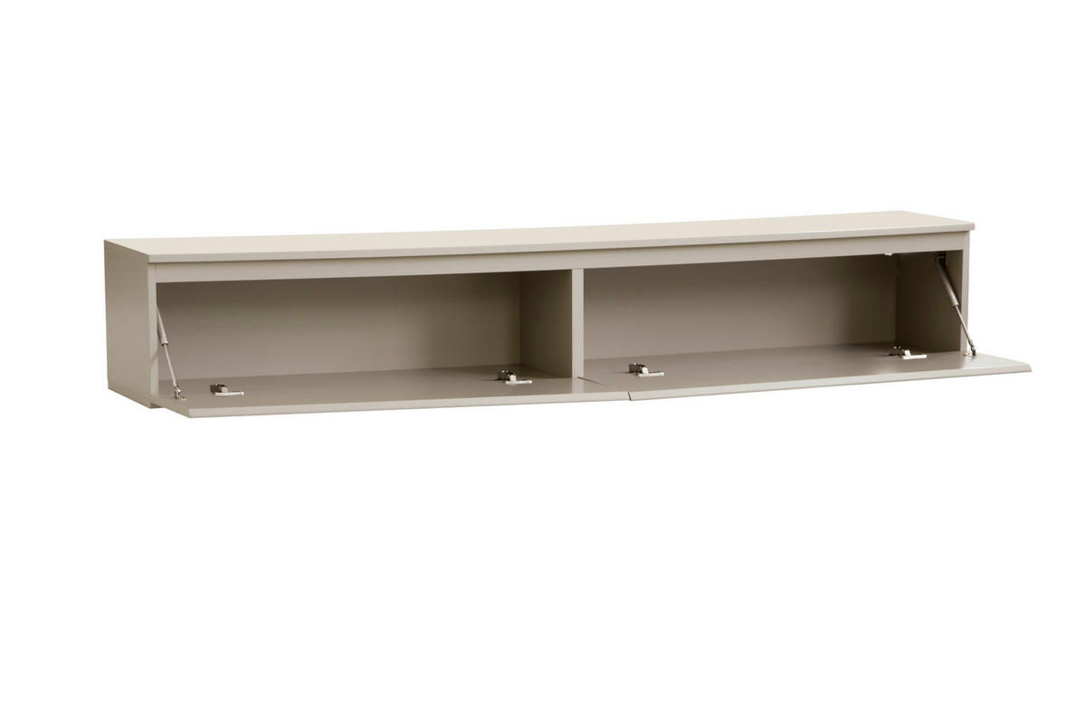 LOWBOARD  in 180/30/33 cm  - Greige, Design, Holzwerkstoff (180/30/33cm) - Boxxx