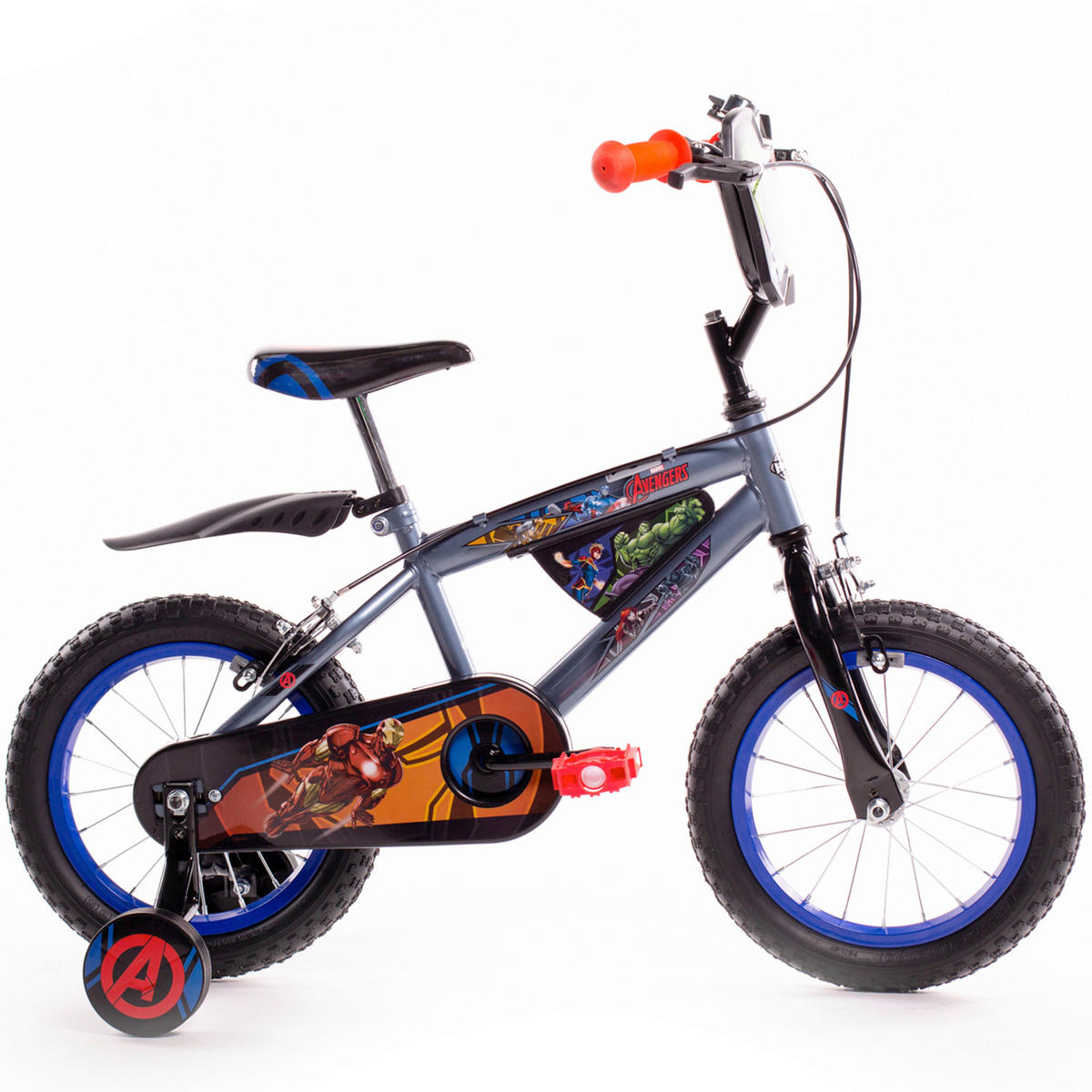 KINDERFAHRRAD 14 Zoll  - Grau, Basics, Metall (53,3/96,5/73,7cm)