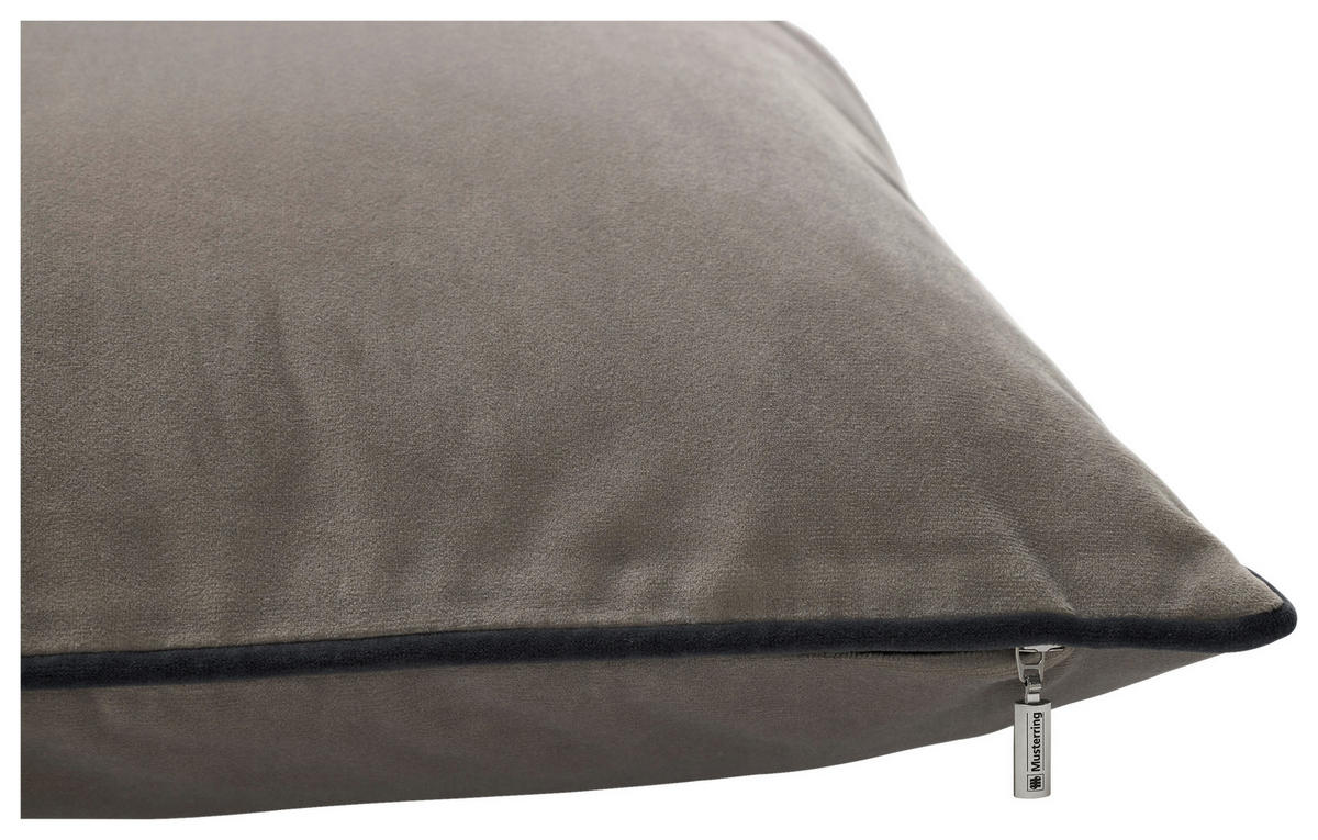 KISSENHÜLLE MR-CORNER 45/45 cm  - Hellgrau/Grau, Basics, Textil (45/45cm) - Musterring