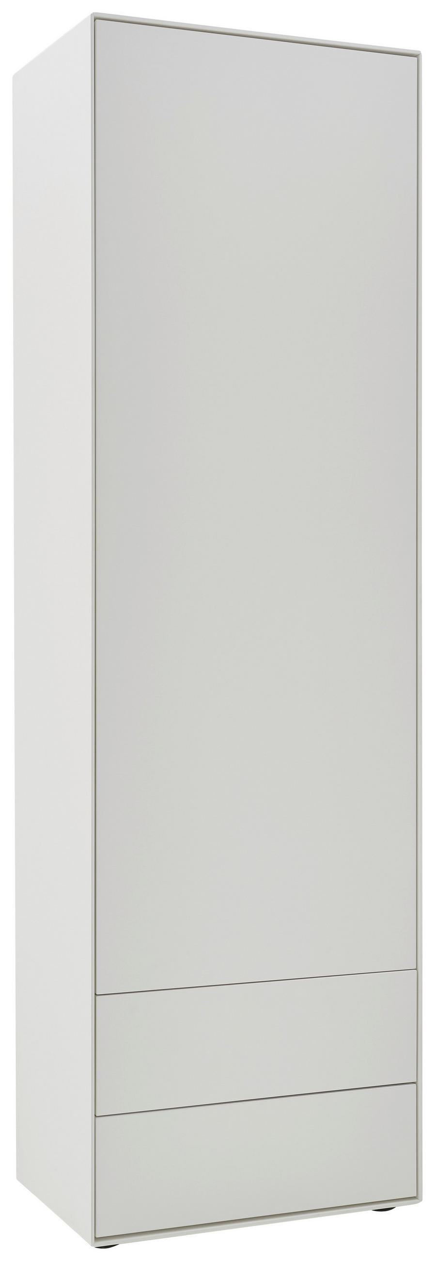 GARDEROBENSCHRANK  in 60/196/39 cm  - Weiß, Design, Holz (60/196/39cm) - Johann Jakob