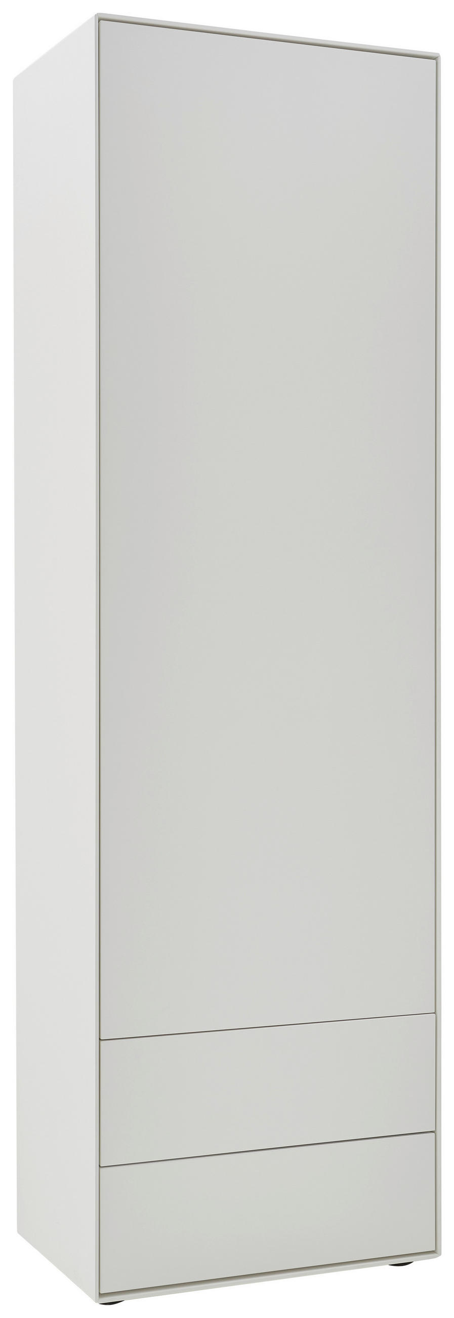 GARDEROBENSCHRANK  in 60/196/39 cm  - Weiß, Design, Holz (60/196/39cm) - Johann Jakob