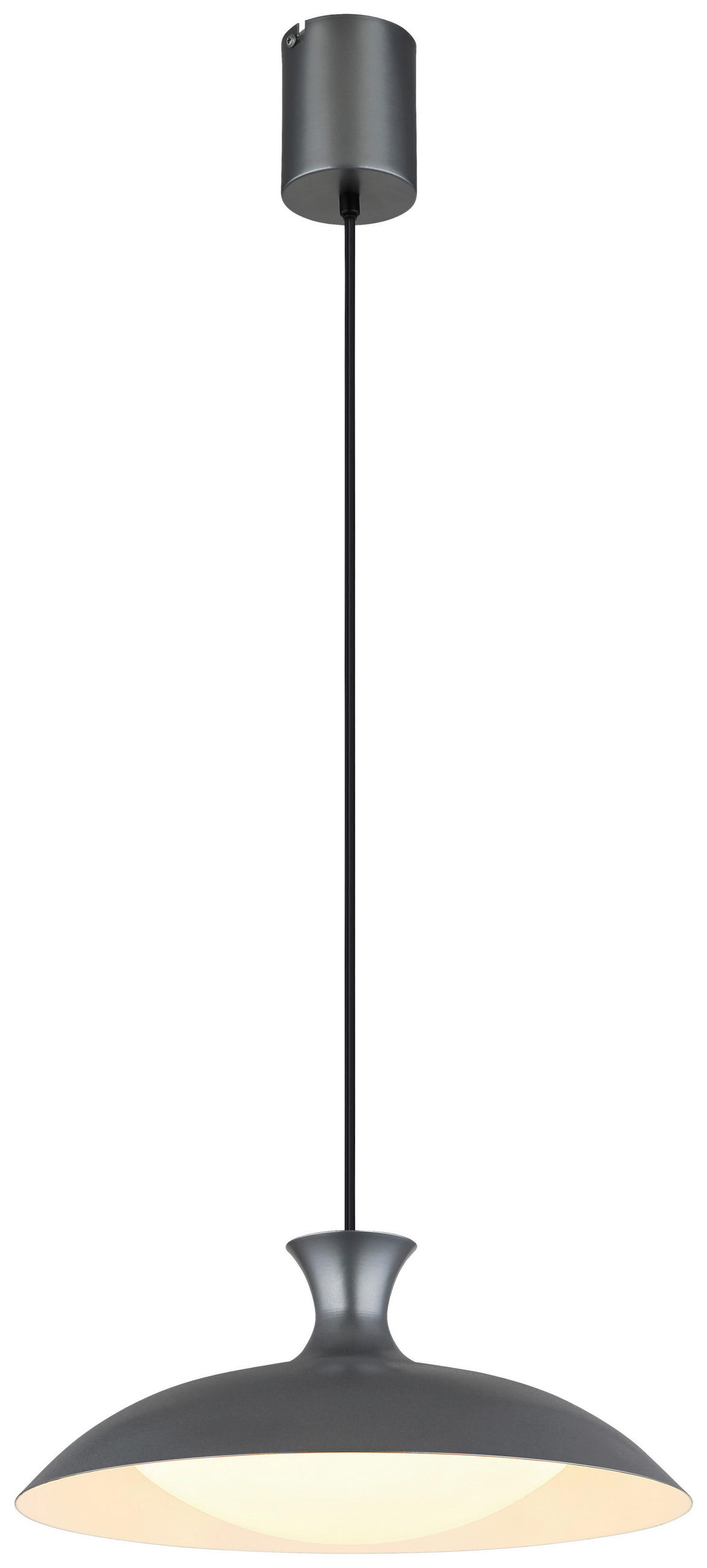 LED-HÄNGELEUCHTE 40/150 cm   - Opal/Weiß, Trend, Kunststoff/Metall (40/150cm) - Collet's Monde