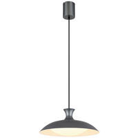 LED-HÄNGELEUCHTE 40/150 cm   - Opal/Weiß, Trend, Kunststoff/Metall (40/150cm) - Collet's Monde