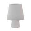 VASE  - Grau, Basics, Keramik (30,5/15,5/40,5cm)