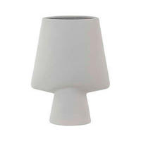 VASE  - Grau, Basics, Keramik (30,5/15,5/40,5cm)