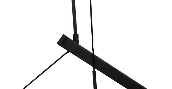 LED-HÄNGELEUCHTE Aero 60/150 cm   - Schwarz, Design, Metall (60/150cm) - Dieter Knoll