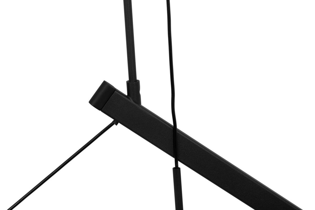 ZÁVESNÉ LED SVIETIDLO, 60/150 cm  - čierna, Design, kov (60/150cm) - Dieter Knoll