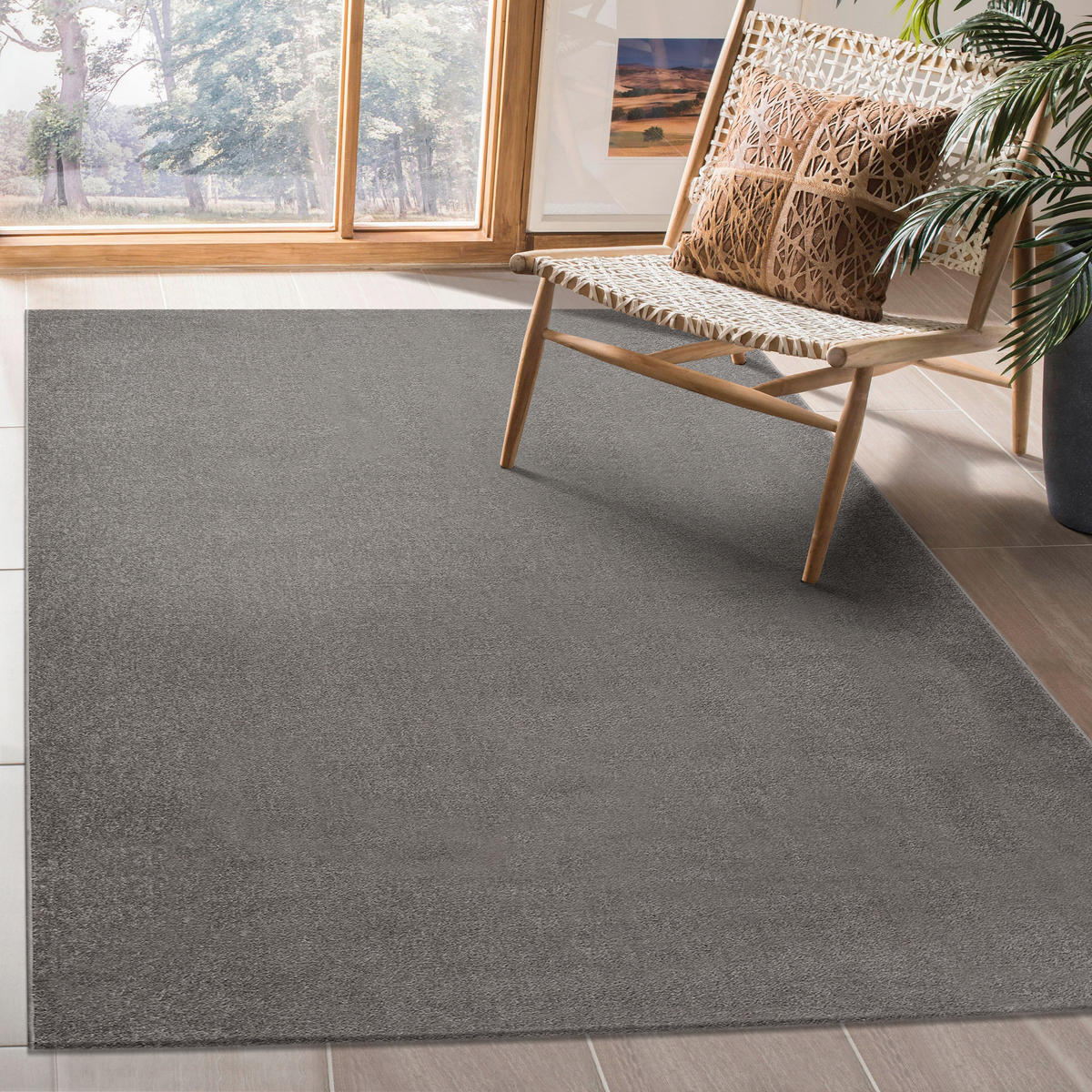 TKANI TEPIH 80/150 cm   siva  Uni  - siva, Lifestyle, tekstil/plastika (80/150cm)