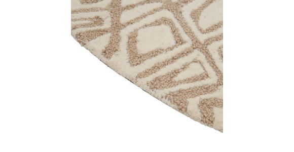 WOLLTEPPICH 120 cm Energy Beige  - Beige, Trend, Textil (120cm) - Novel