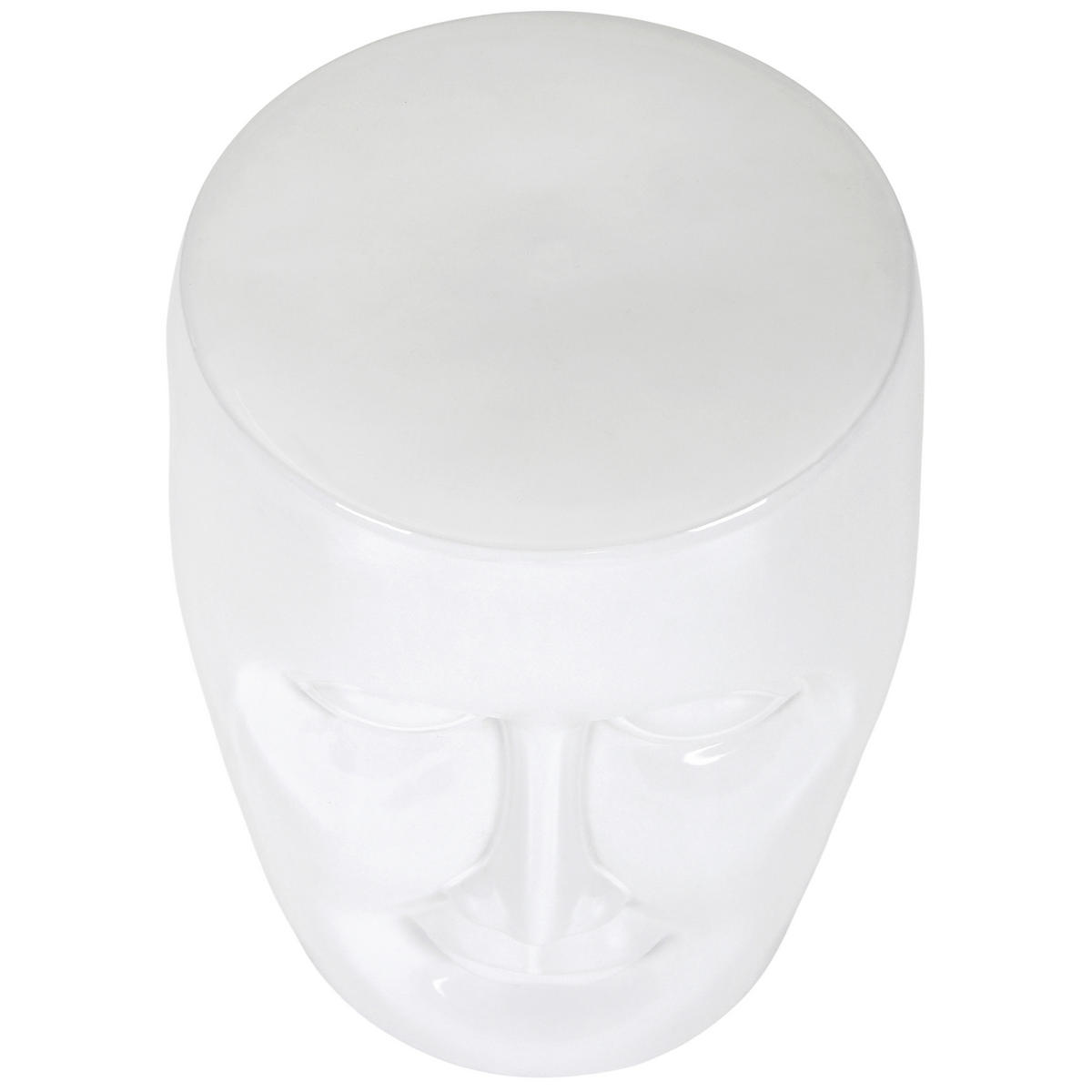 SIDOBORD i keramik 33/33/45 cm  - vit, Design, keramik (33/33/45cm)