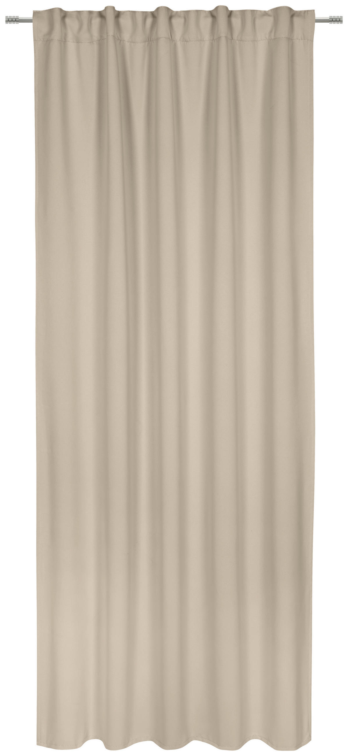 LÄRMSCHUTZVORHANG blickdicht  - Naturfarben, Basics, Textil (135/245cm)