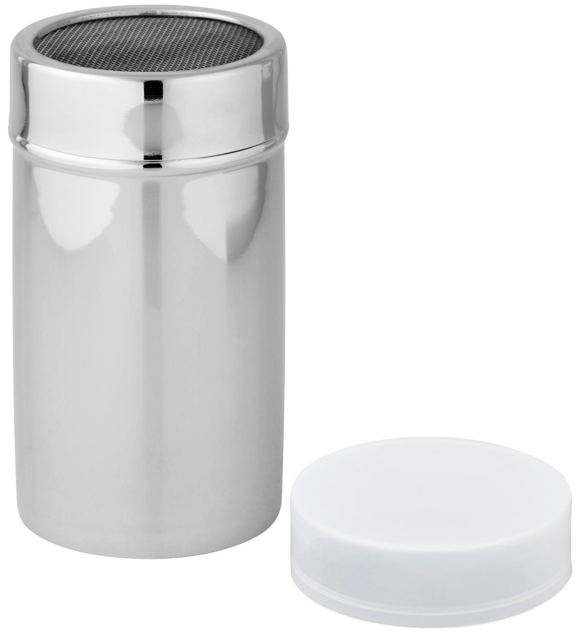 SOCKERSTRÖARE   metall - stålfärgad, Basics, metall (7,2/7,2/13,0cm) - Fackelmann