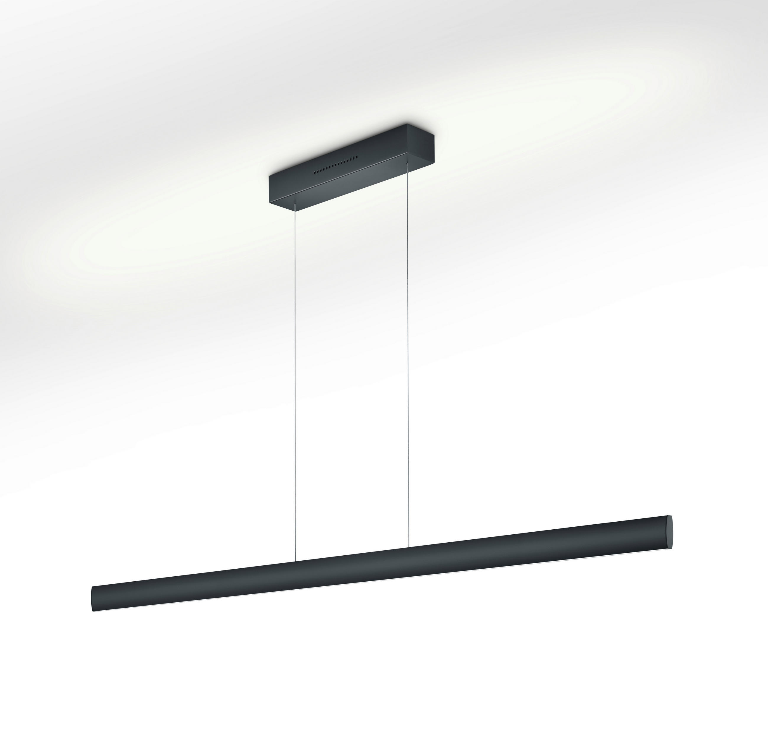 LED-HÄNGELEUCHTE    - Schwarz, Design, Metall (152cm) - GKS Knapstein