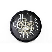 CEAS DE PERETE 38/38/6 cm   - Basics, plastic/sticlă (38/38/6cm)