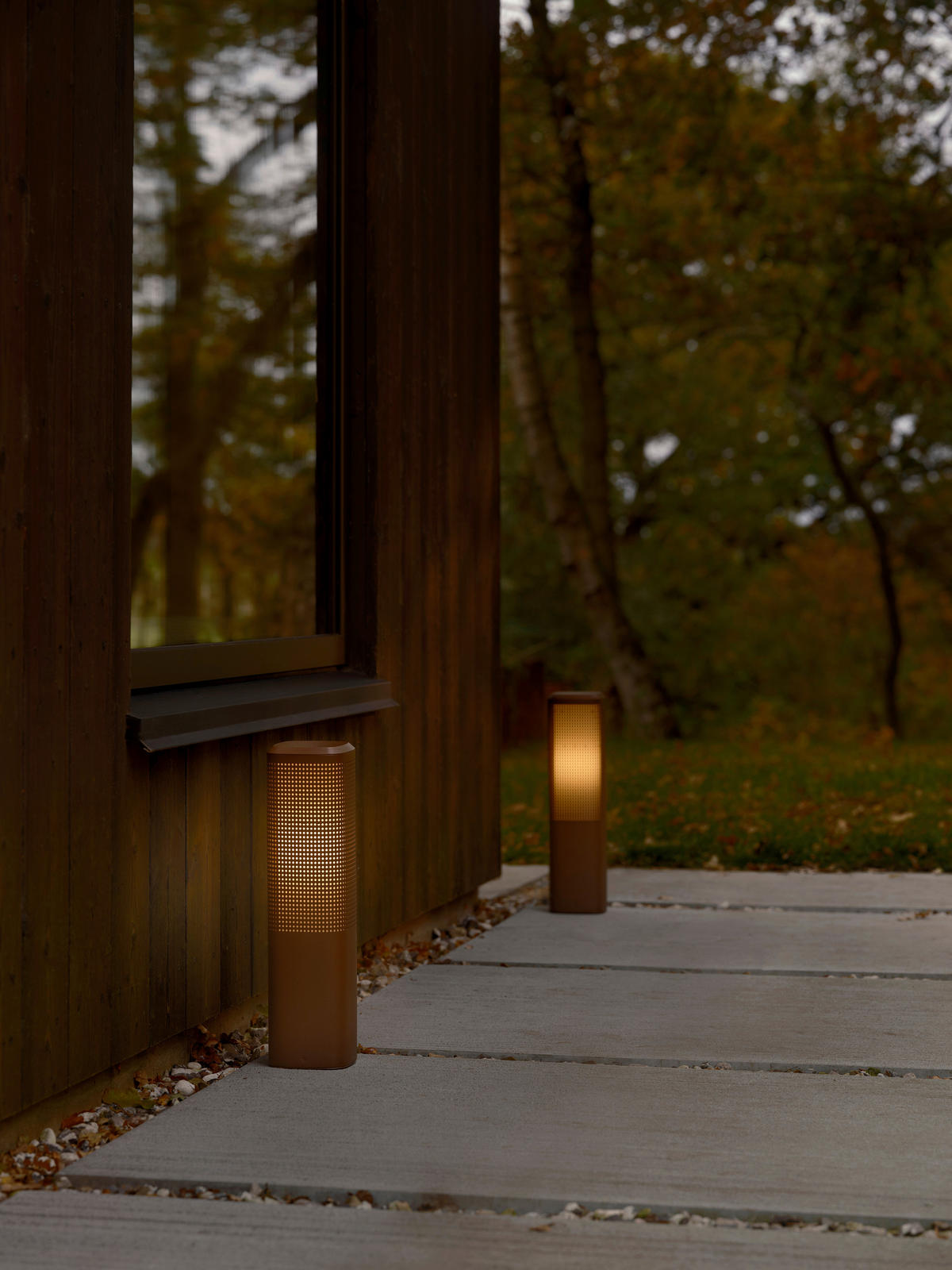 WEGELEUCHTE 12/45 cm  - Braun, Design, Metall (12/45cm) - Nordlux