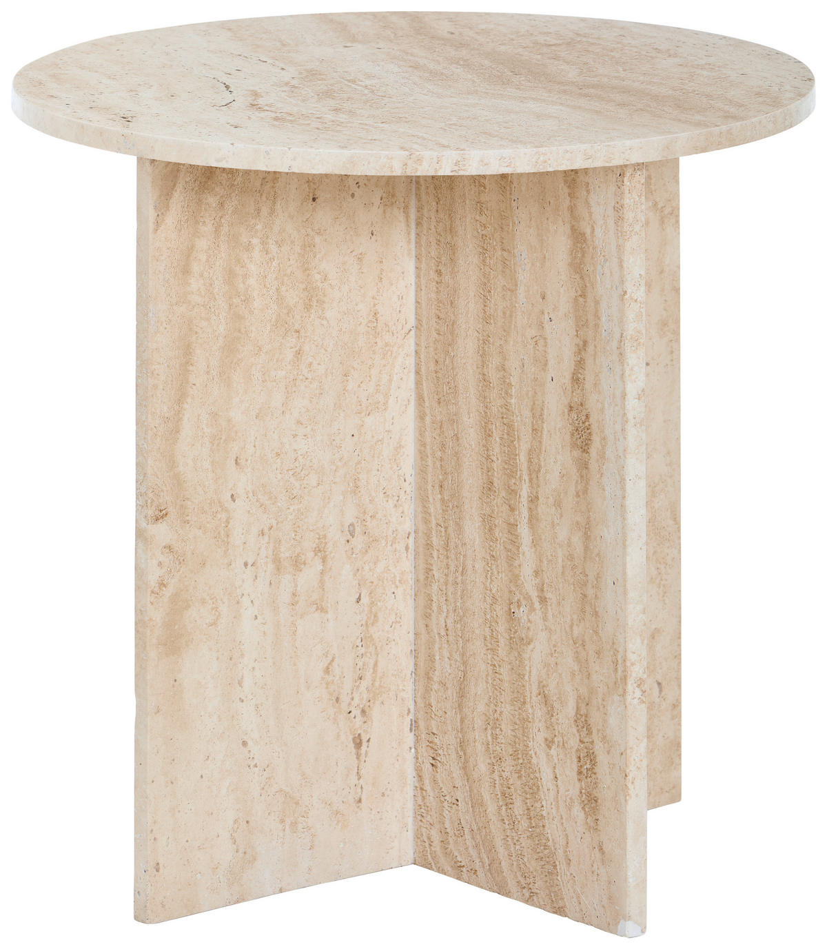 BEISTELLTISCH Naturfarben  - Naturfarben, Design, Stein (50/50/50cm) - Livetastic