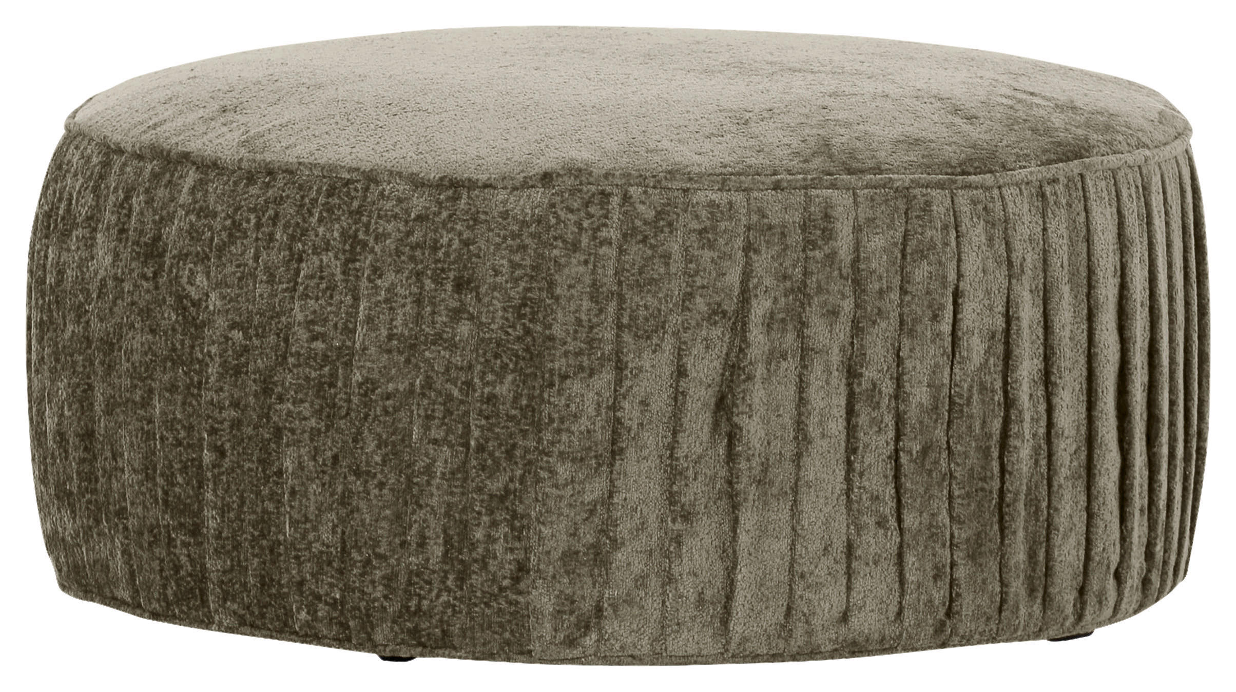 HOCKER in Textil Taupe  - Taupe/Schwarz, Design, Kunststoff/Textil (75/38/75cm) - Landscape