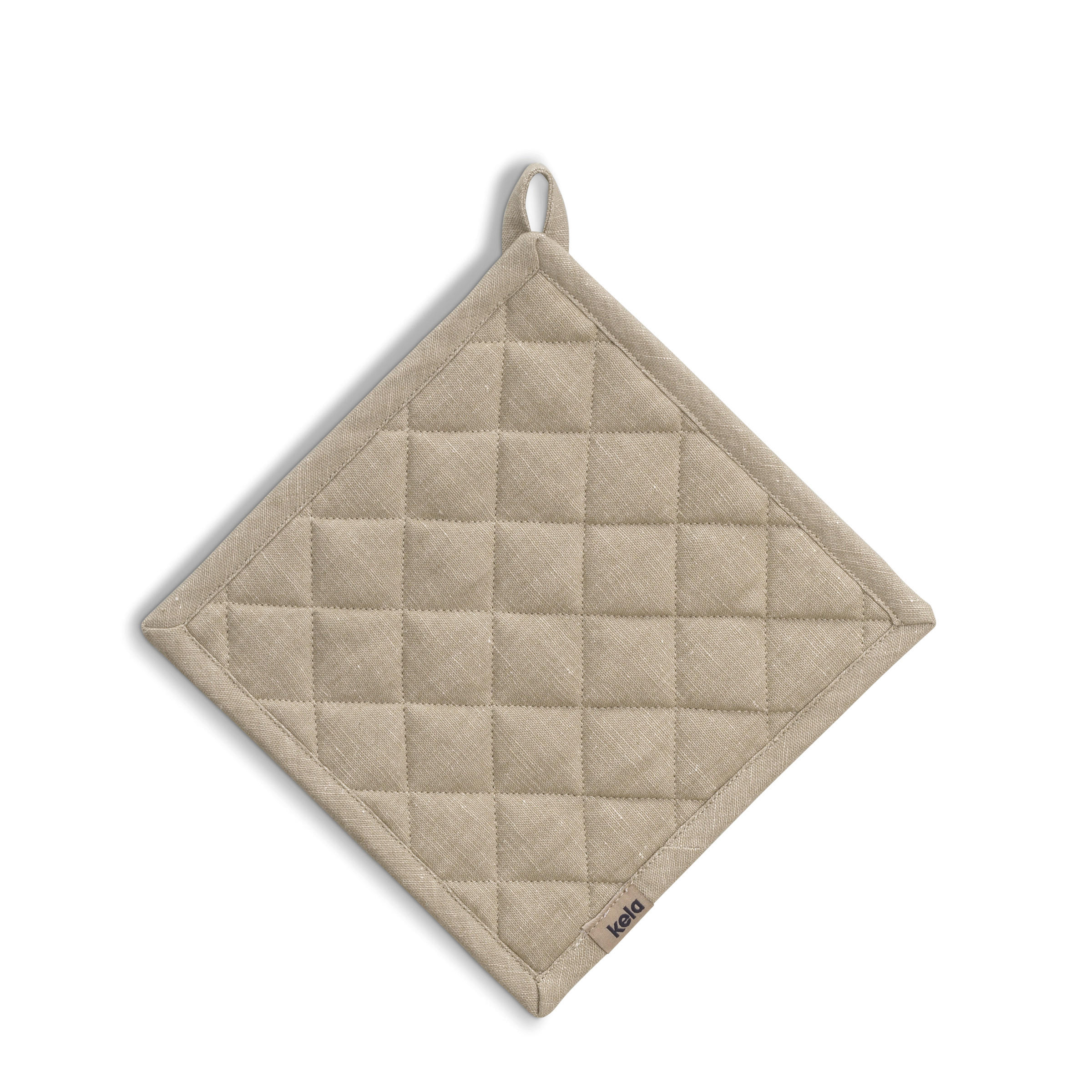 CHŇAPKA  - světle hnědá, Basics, textil (20/20cm) - Kela