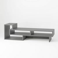 PHONOTISCH - Anthrazit, Design, Holzwerkstoff (42/136.5/40cm) - Livetastic