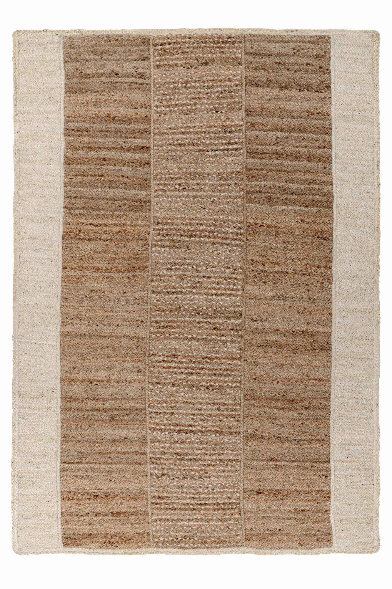 FLACHWEBETEPPICH 120/170 cm Elfenbein rechteckig  - Elfenbein, Basics, Textil (120/170cm) - Kayoom