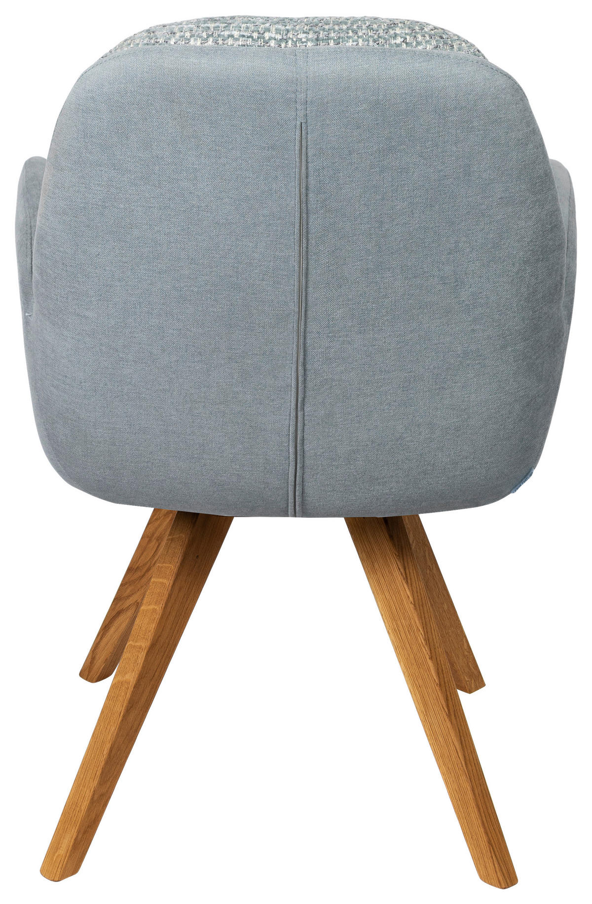 ARMLEHNSTUHL  in Webstoff  - Jadegrün/Eichefarben, Design, Holz/Textil (59/90/64cm) - Linea Natura