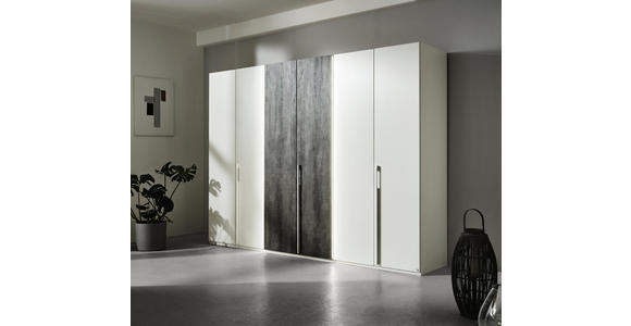 DREHTÜRENSCHRANK in Weiß - Weiß, Design, Holzwerkstoff (300/223/64cm) - Dieter Knoll