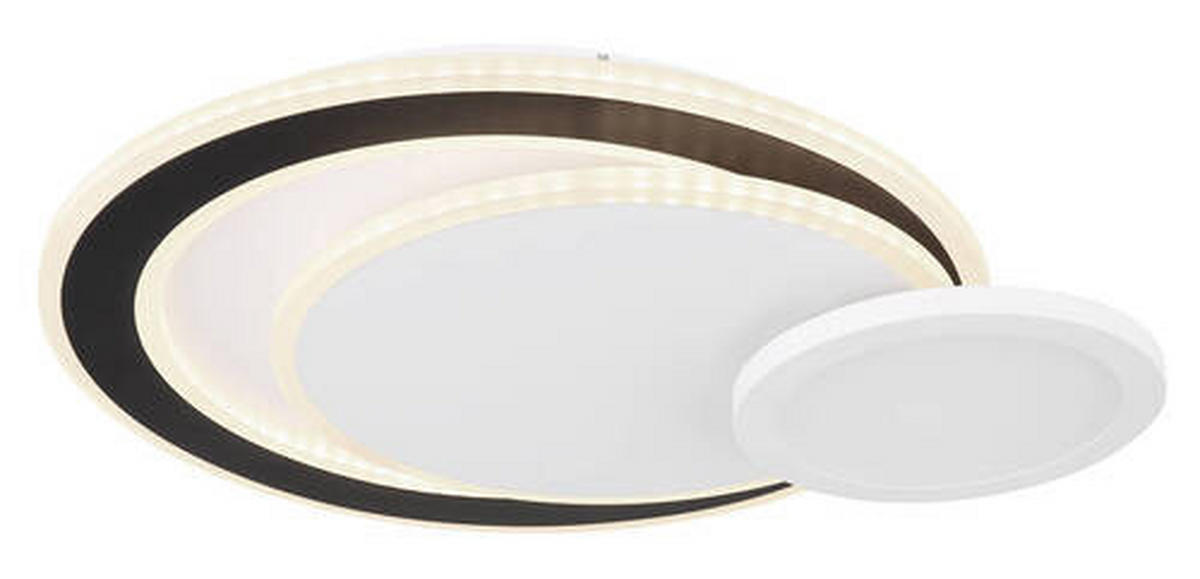 LED-TAKLAMPA Gisell 40 W 57,5/40/8,5 cm  - vit/opal, Trend, metall/plast (57,5/40/8,5cm) - Globo