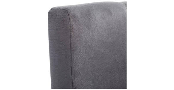 SESSEL Velours Anthrazit    - Anthrazit/Schwarz, Design, Kunststoff/Textil (68/76/60cm) - Carryhome