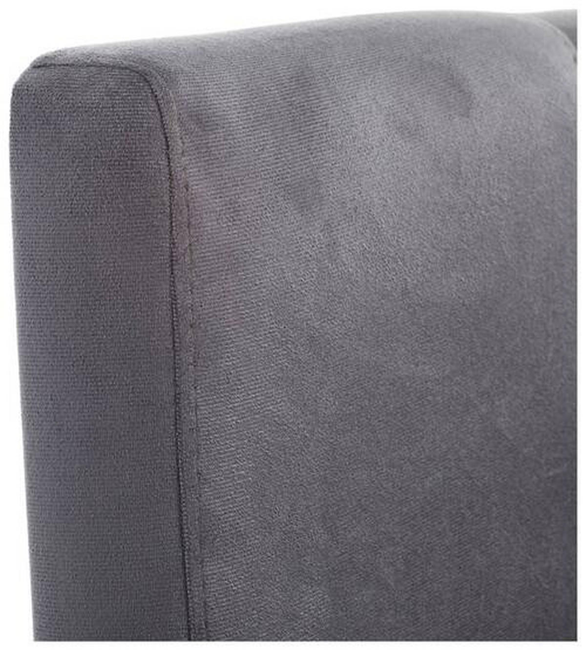 SESSEL Velours Anthrazit    - Anthrazit/Schwarz, Design, Kunststoff/Textil (68/76/60cm) - Carryhome