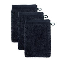 FROTTIERSET Superwuschel Dunkelgrau 3-teilig  - Dunkelgrau, Basics, Textil (15/20cm) - Moeve