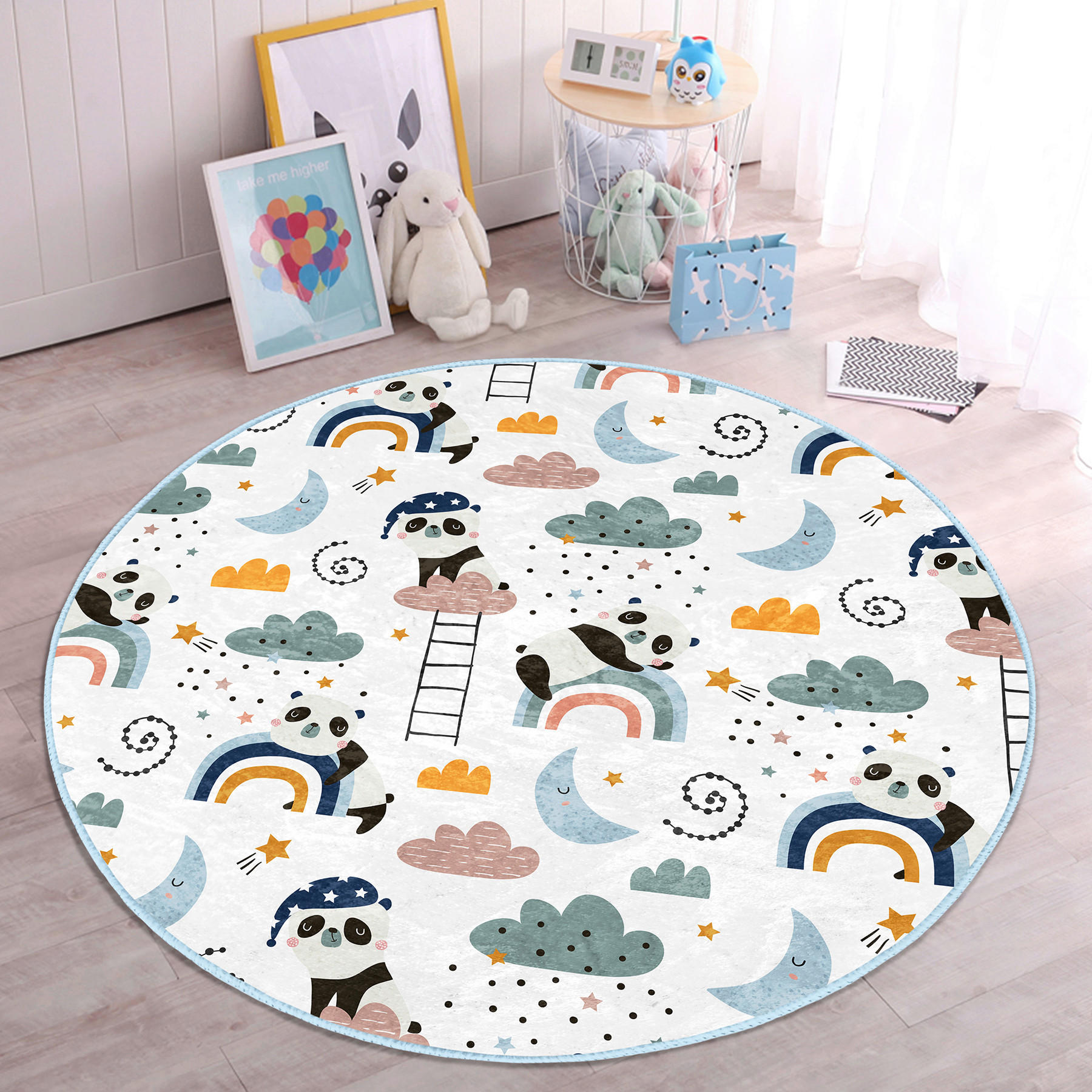 XXXLutz Kinderteppich Mehrfarbig 150x150 cm