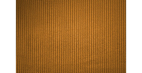 SCHLAFSOFA mit Liegefunktion, Rücken echt Cord, Flachgewebe Currygelb - Currygelb/Schwarz, KONVENTIONELL, Textil/Metall (223/72/100cm) - Carryhome