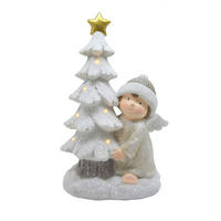 DEKOR ANGYAL - Pezsgő, Lifestyle, műanyag (16,5/26/10,5cm) - X-Mas