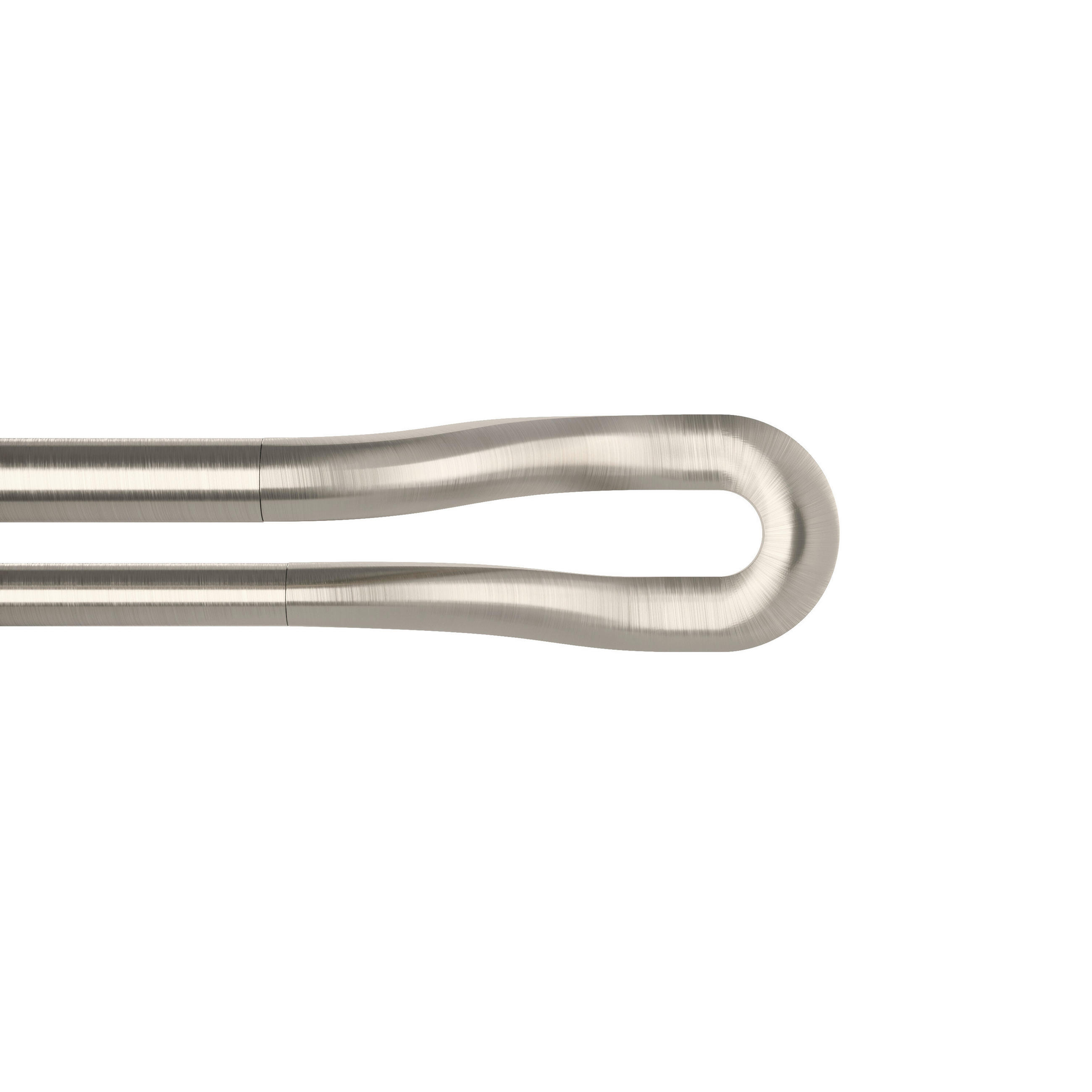 VORHANGSTANGENSET  107-305 cm  - Nickelfarben, KONVENTIONELL, Kunststoff/Metall (107-305cm) - Umbra