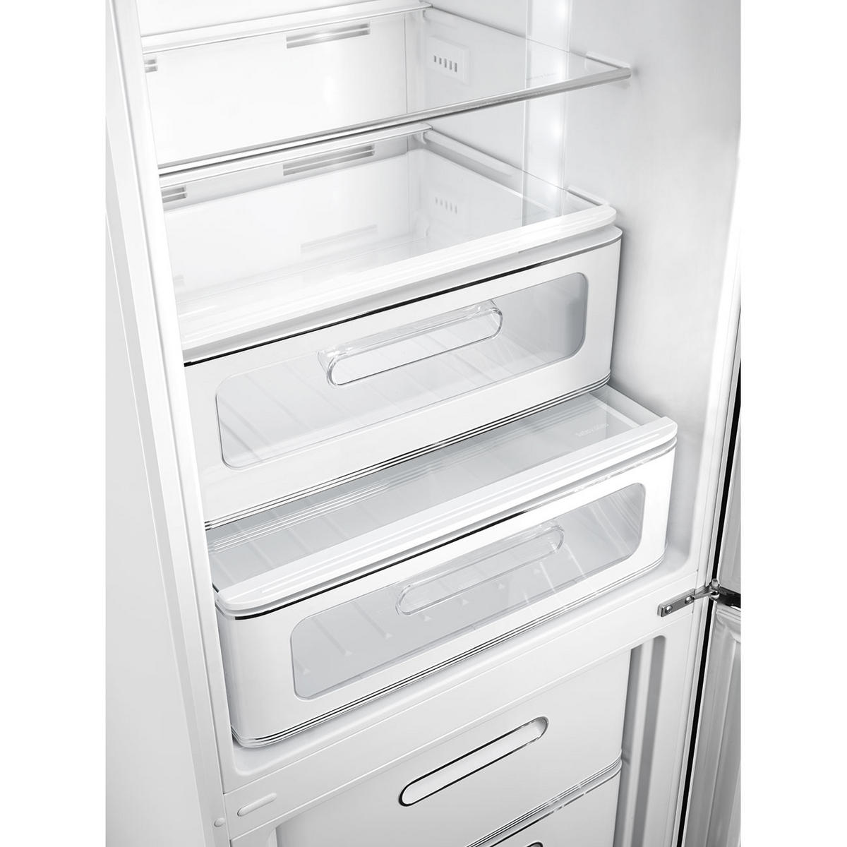 KÜHL-GEFRIER-KOMBINATION FAB32RWH5  - Weiß, Basics, Metall (60/196,8/72,8cm) - SMEG