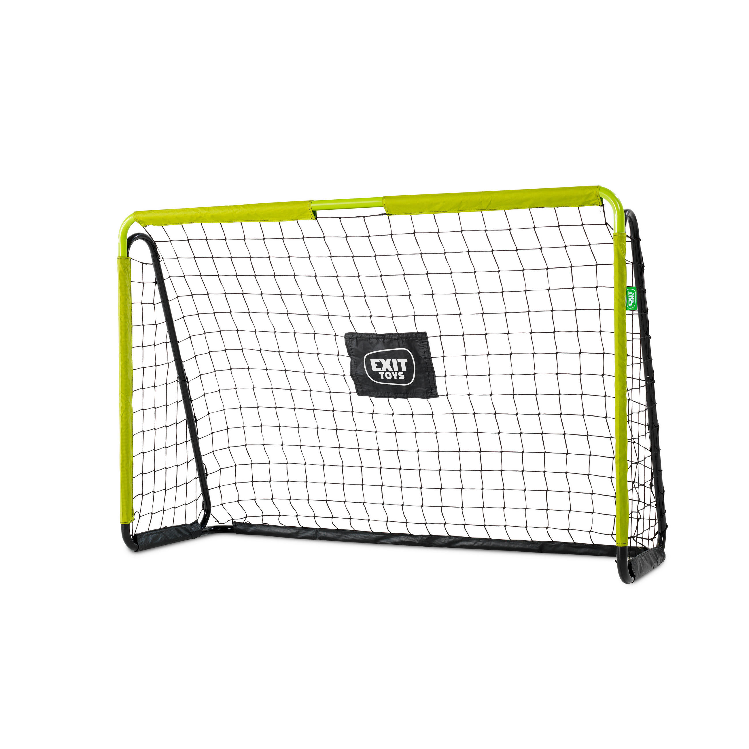 FUSSBALLTOR  - Limette/Schwarz, Konventionell, Kunststoff/Metall (184/122/60cm) - EXIT Toys